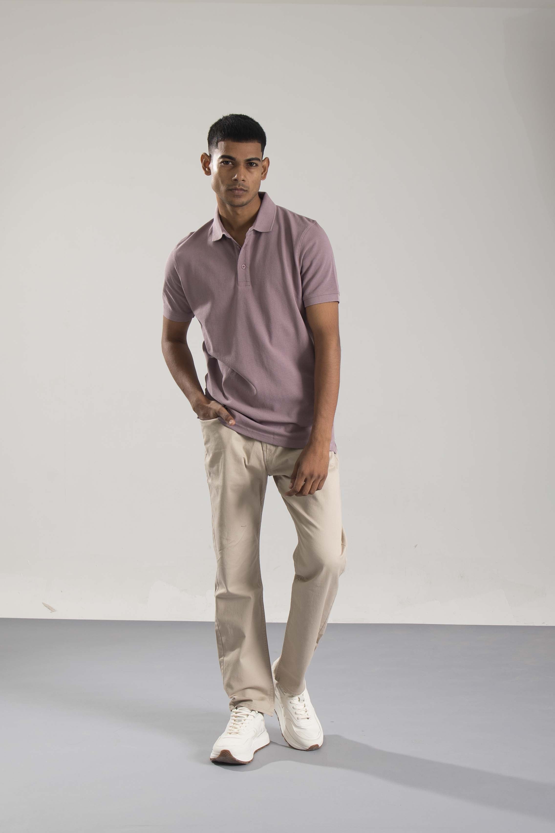 Polo Aubergine T-Shirt