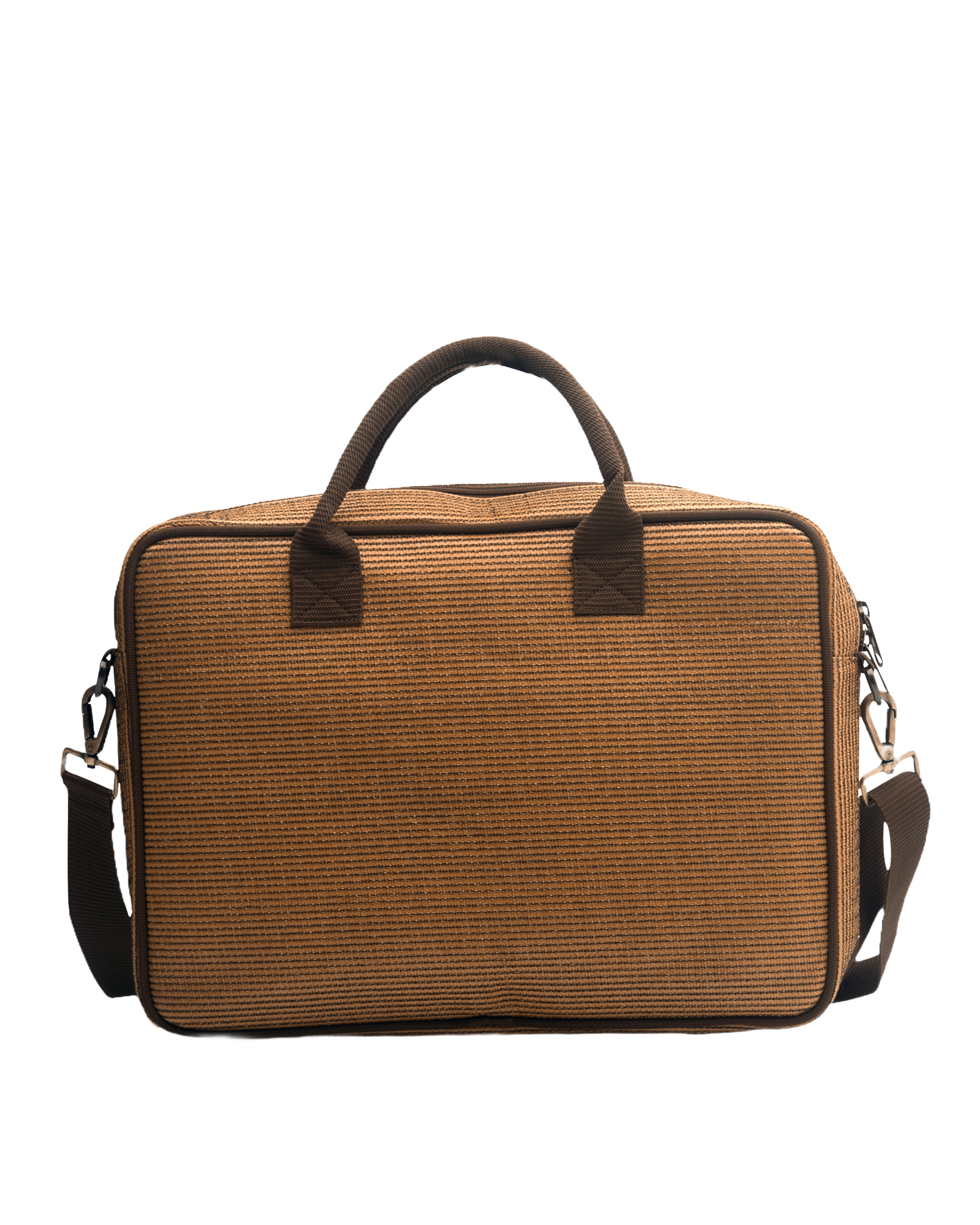 Messenger Bag Front Pocket (Str,br)