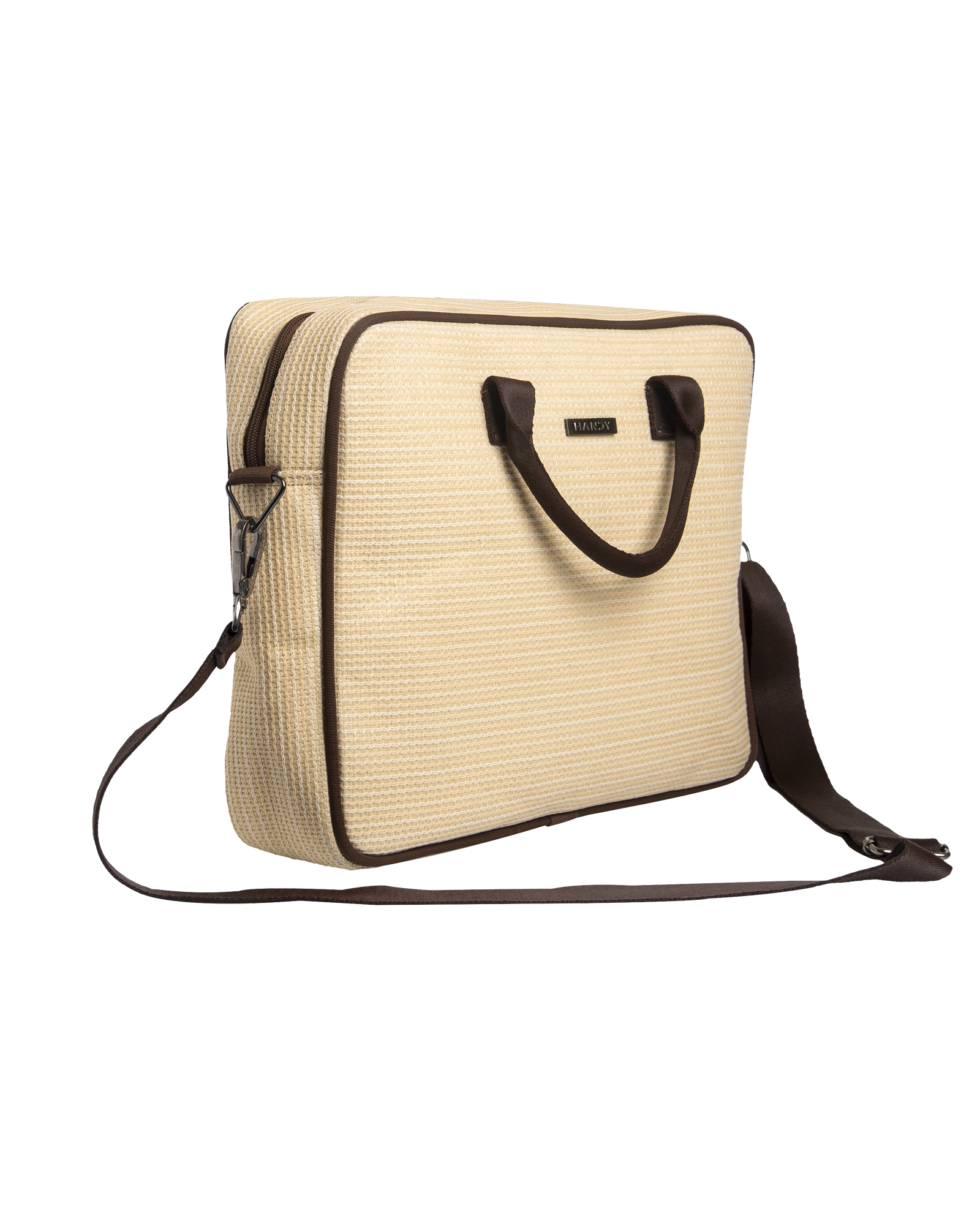 Messenger Bag Front Pocket (Str,br)