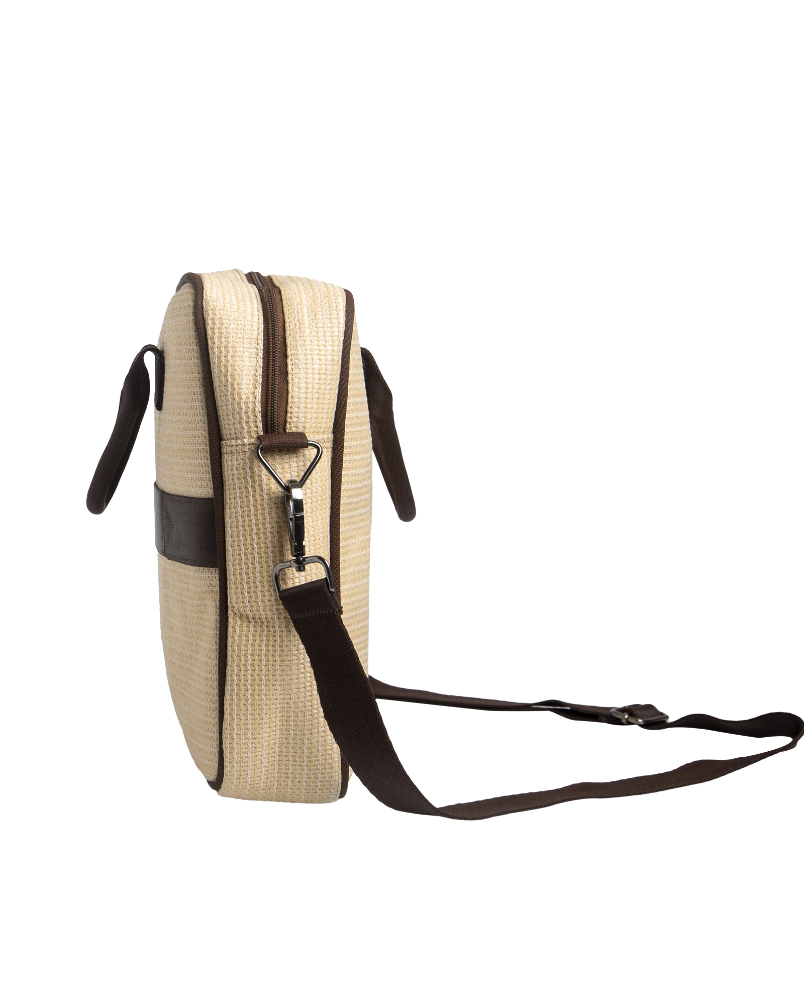 Messenger Bag Front Pocket (Str,br)