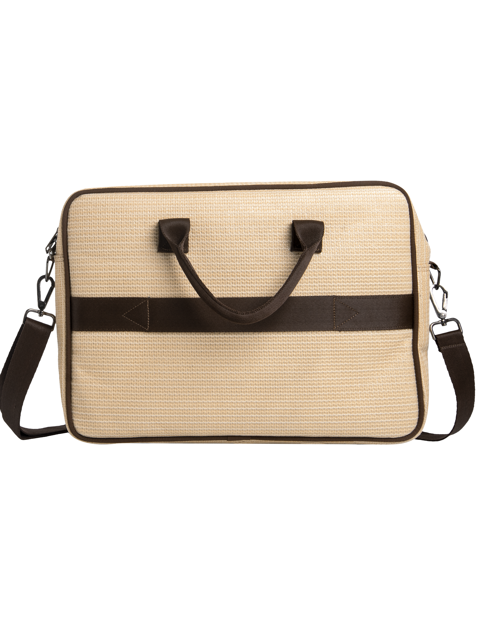 Messenger Bag Front Pocket (Str,br)