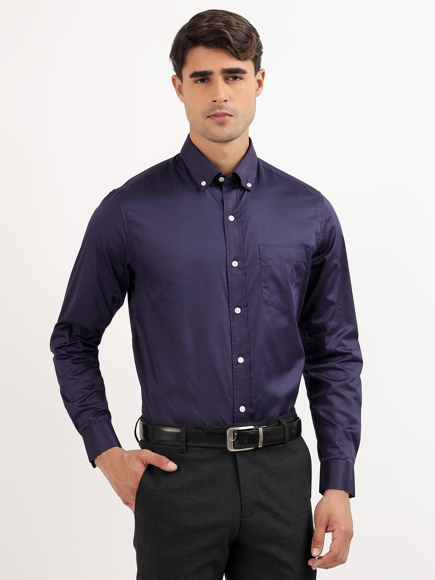 Dark Blue Oxford Shirt
