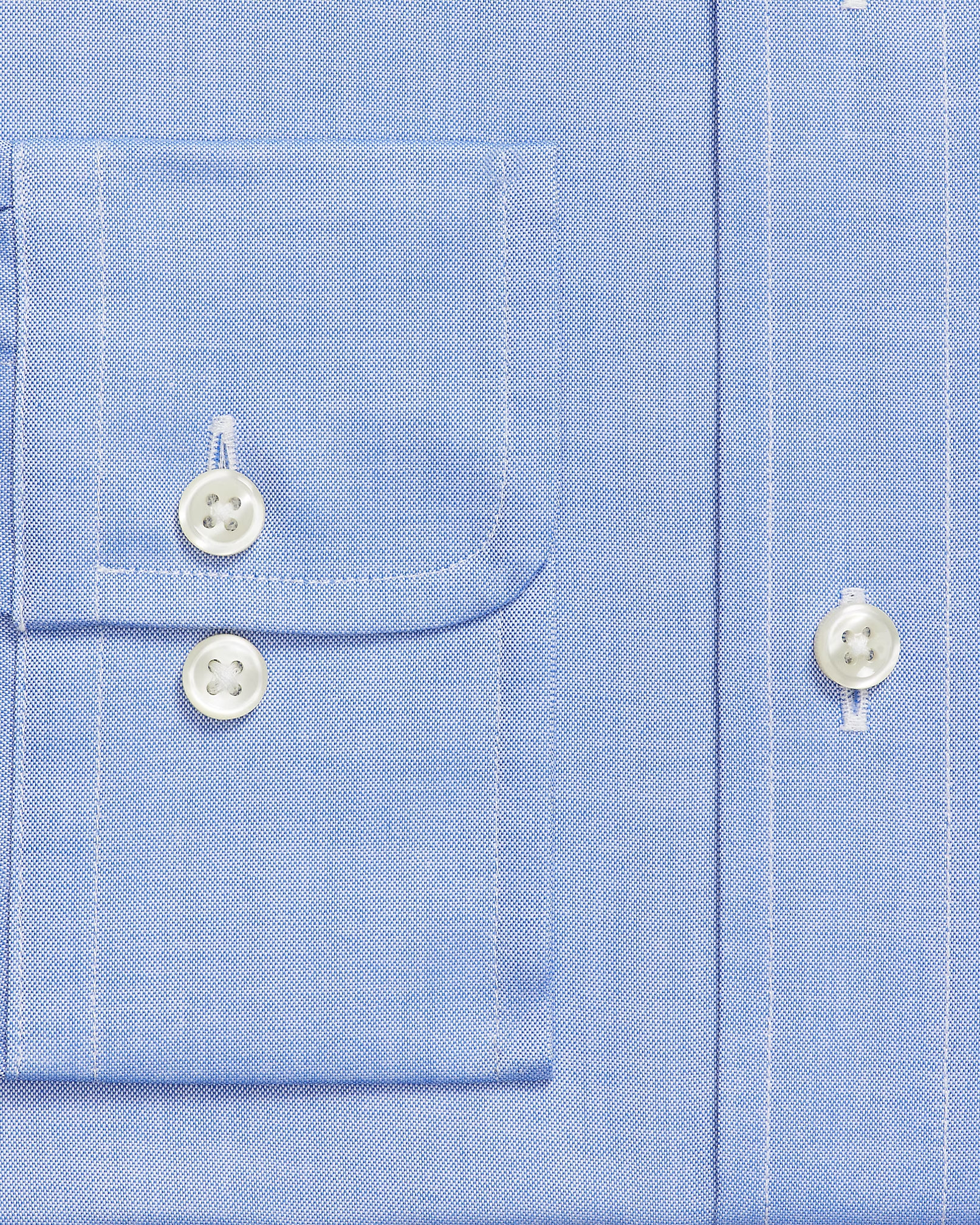 Custom Fit Blue Oxford Shirt