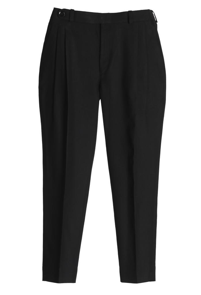 Black Pleated Pants