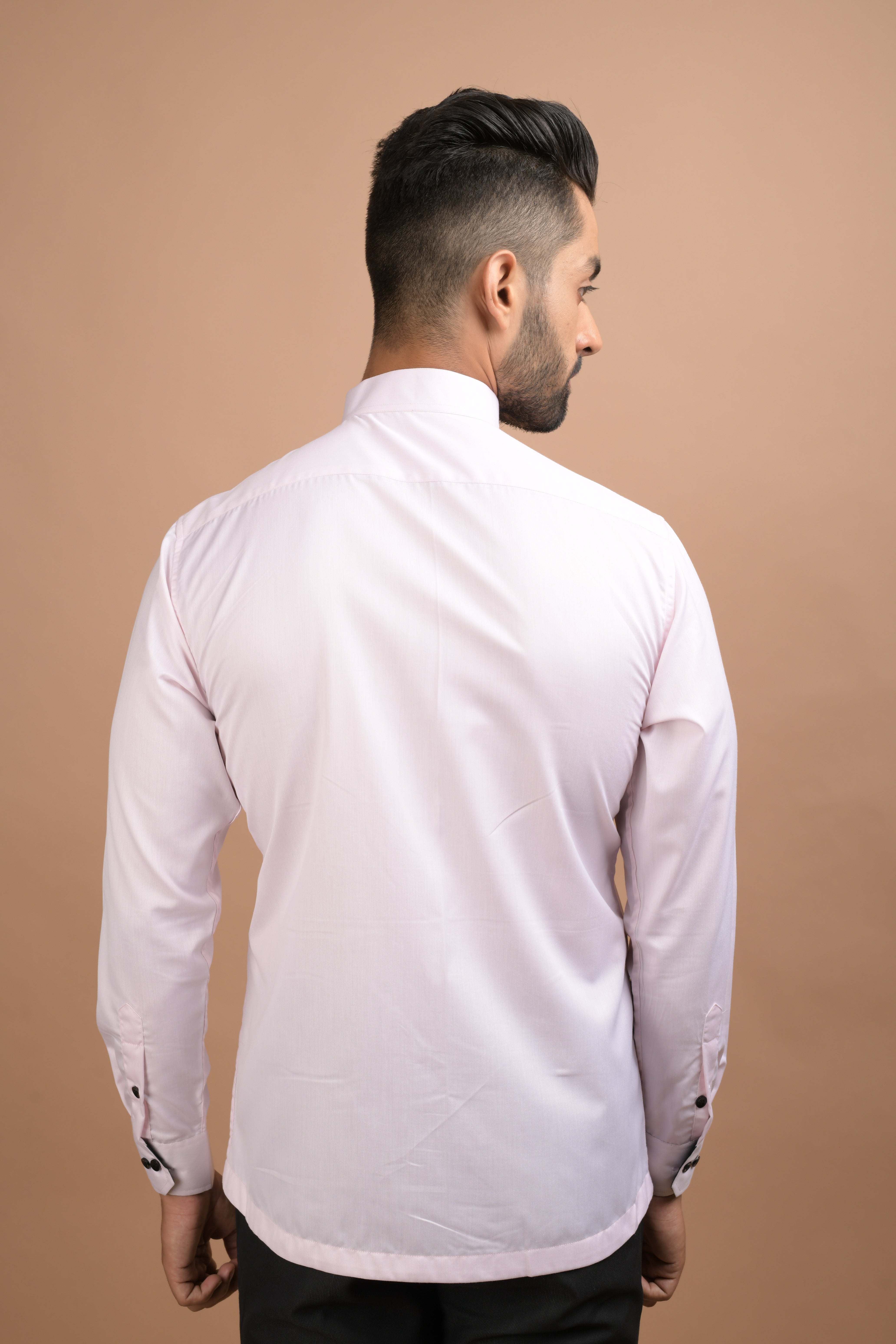 Pink tuxedo shirt
