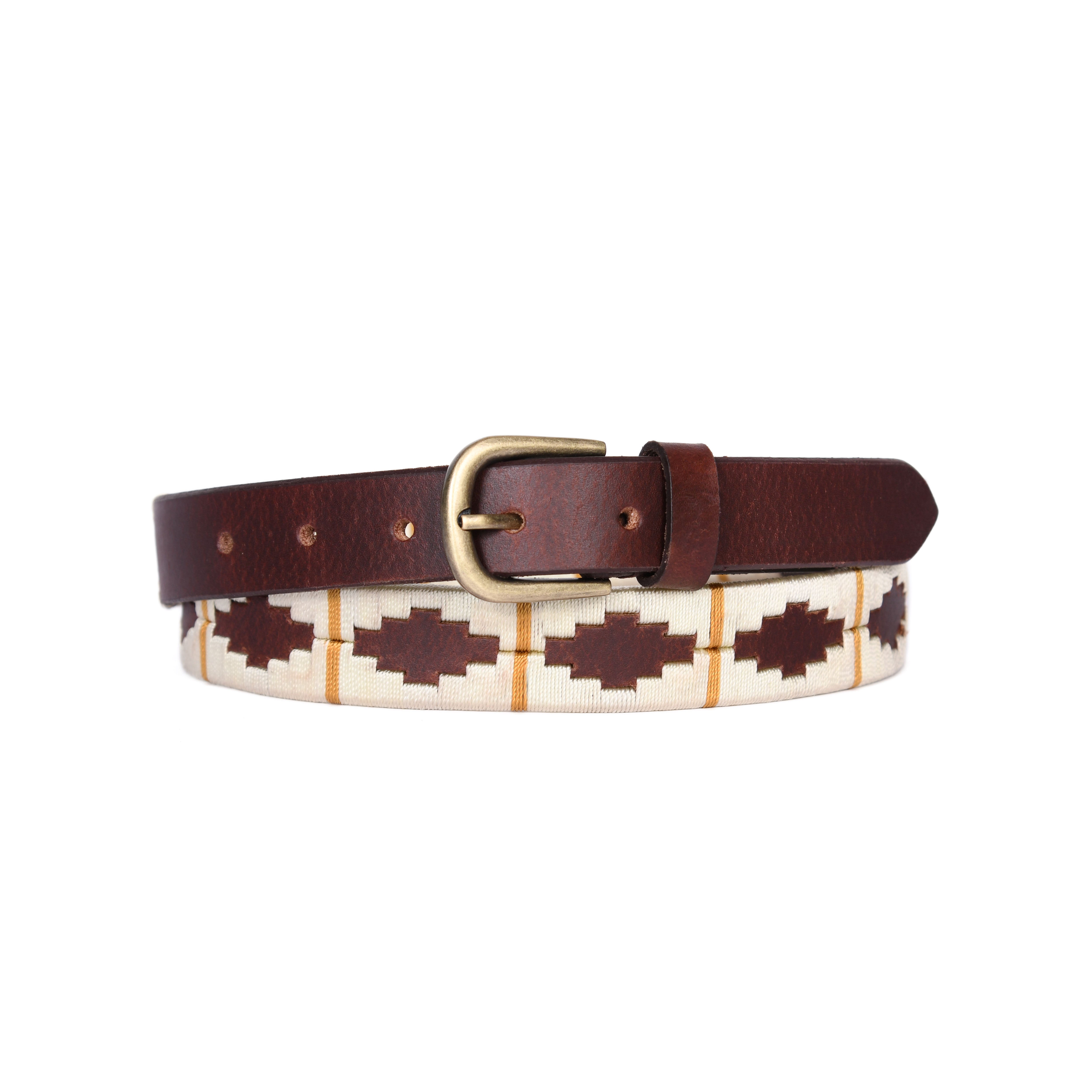 BrownxCream Polo Belt
