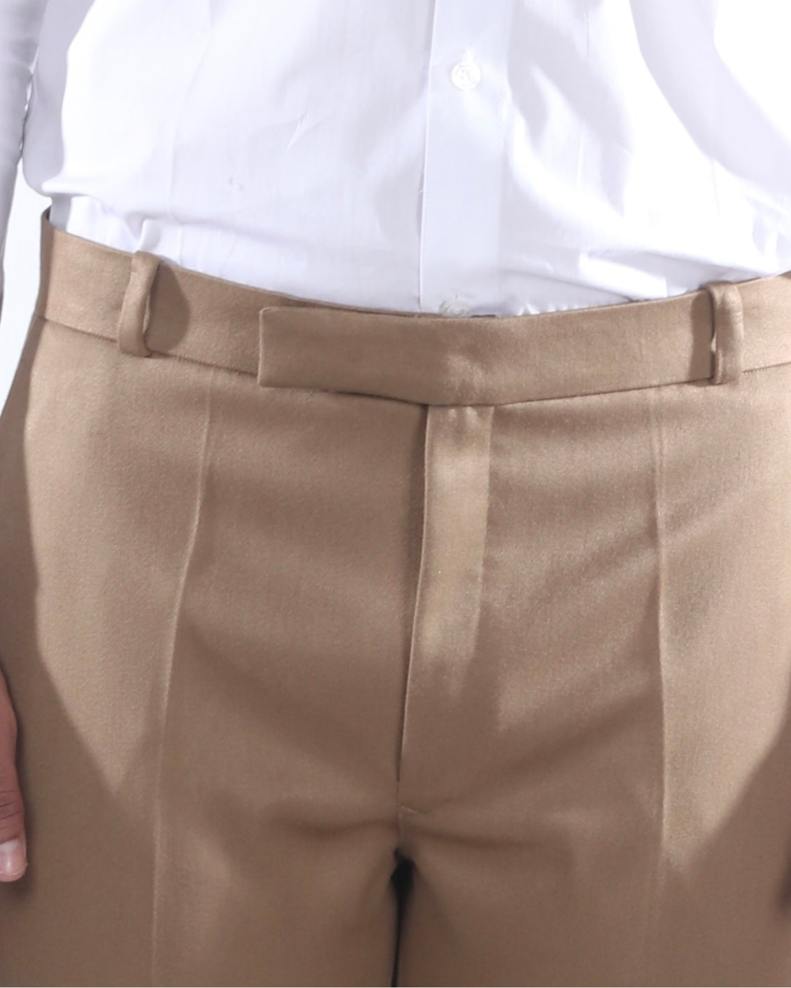 Beige Formal Trouser