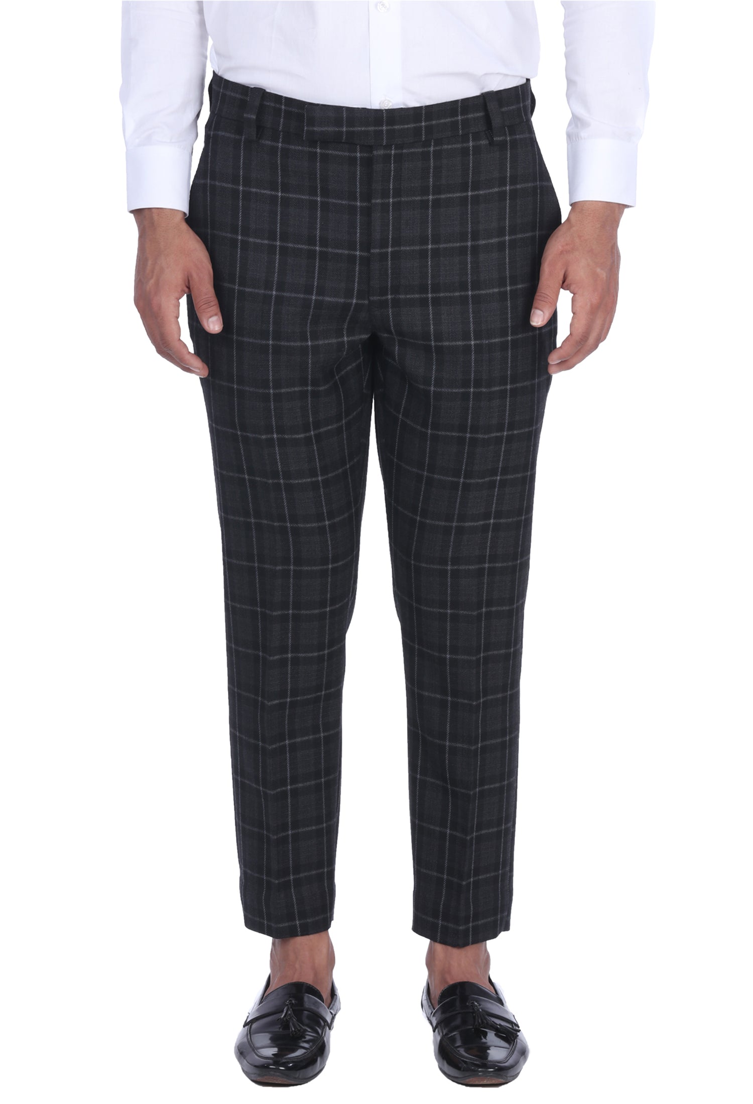 Woolen Checks Trousers