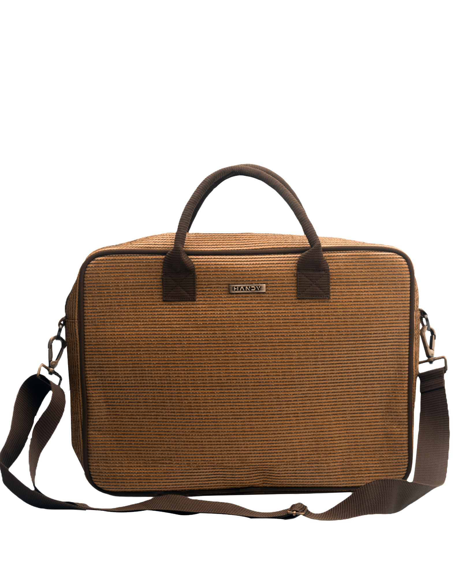 Messenger Bag Front Pocket (Str,br)