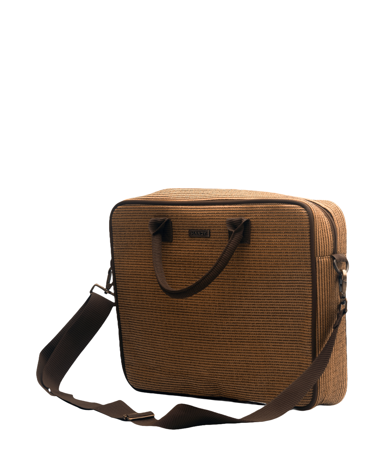 Messenger Bag Front Pocket (Str,br)