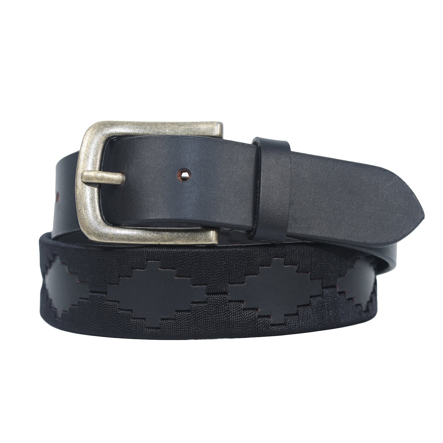 All Black Polo Belt