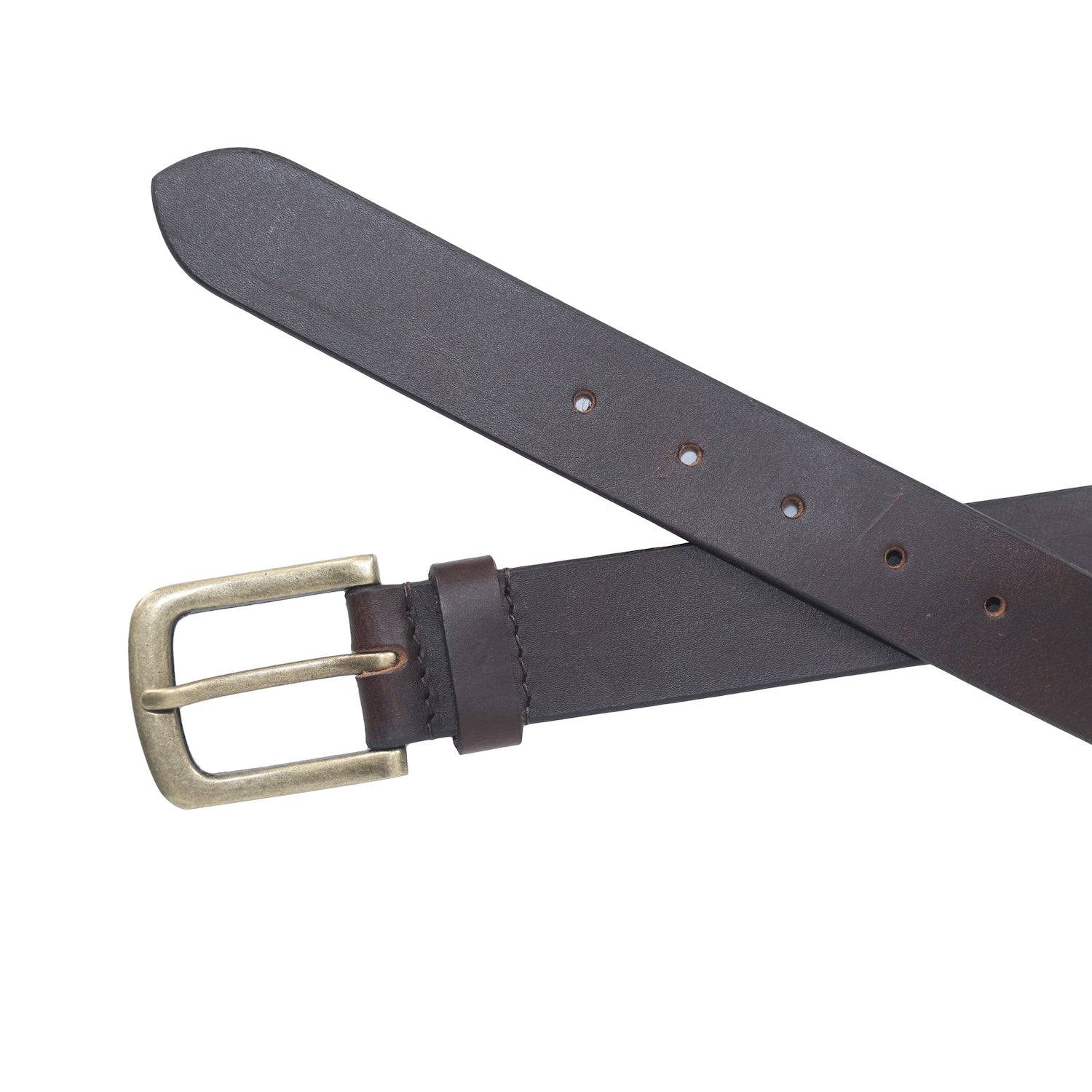 Polo White Belt with Blue Detailing