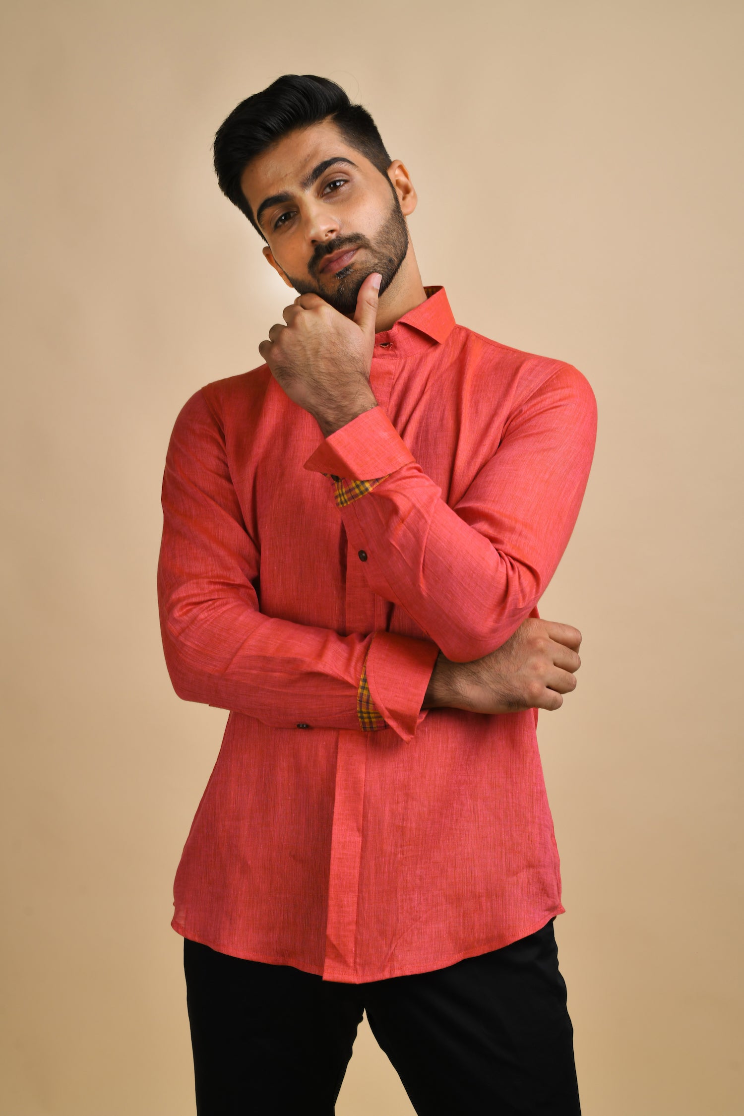 Carrot Linen Shirt