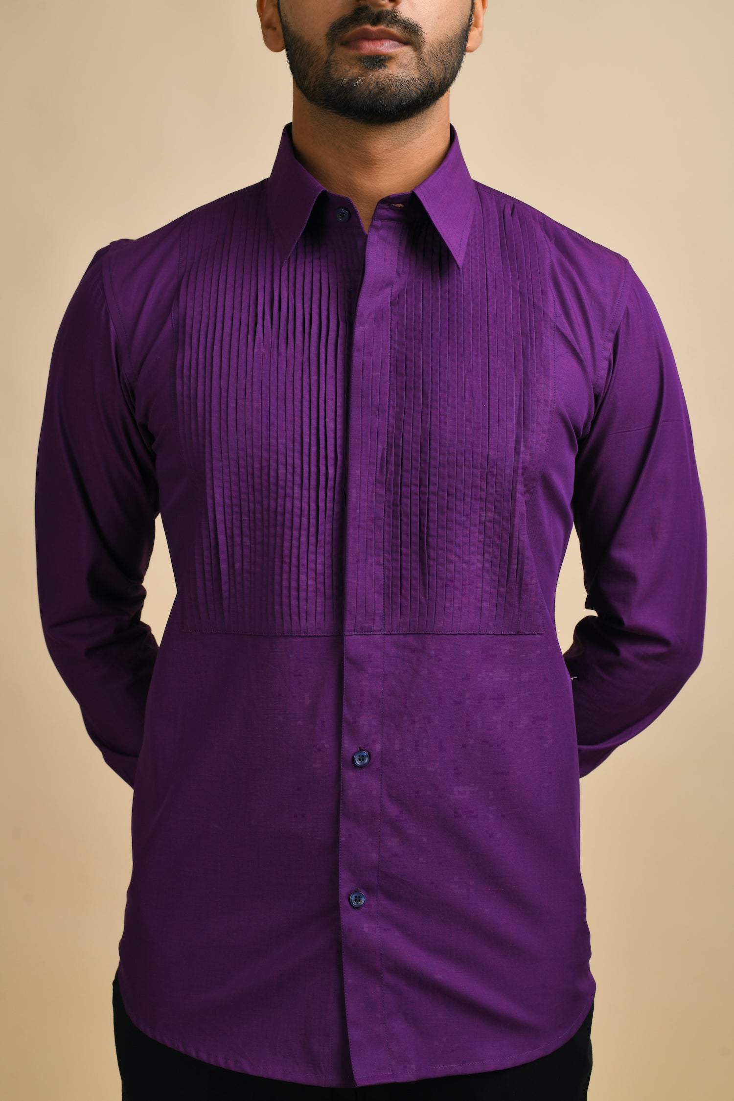 The Purple Tuxedo Shirt