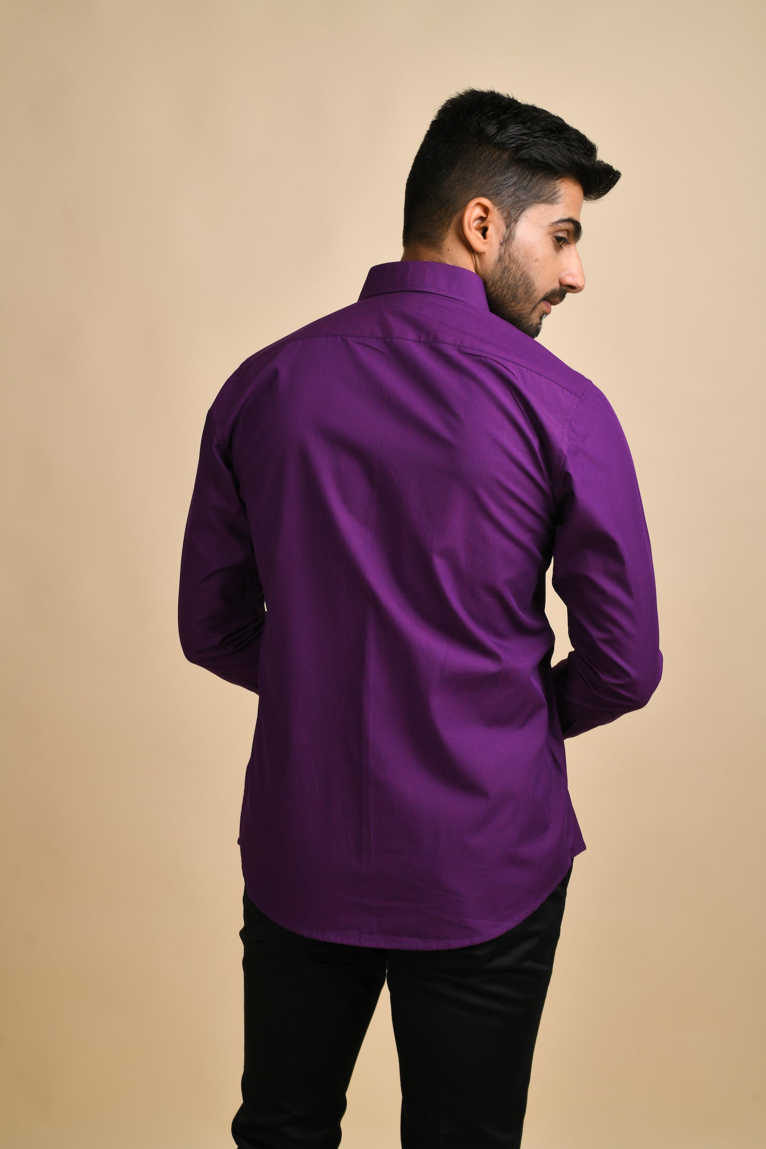 The Purple Tuxedo Shirt